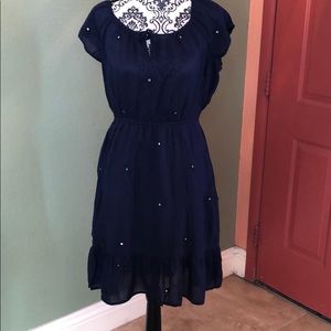 Navy blue dress
